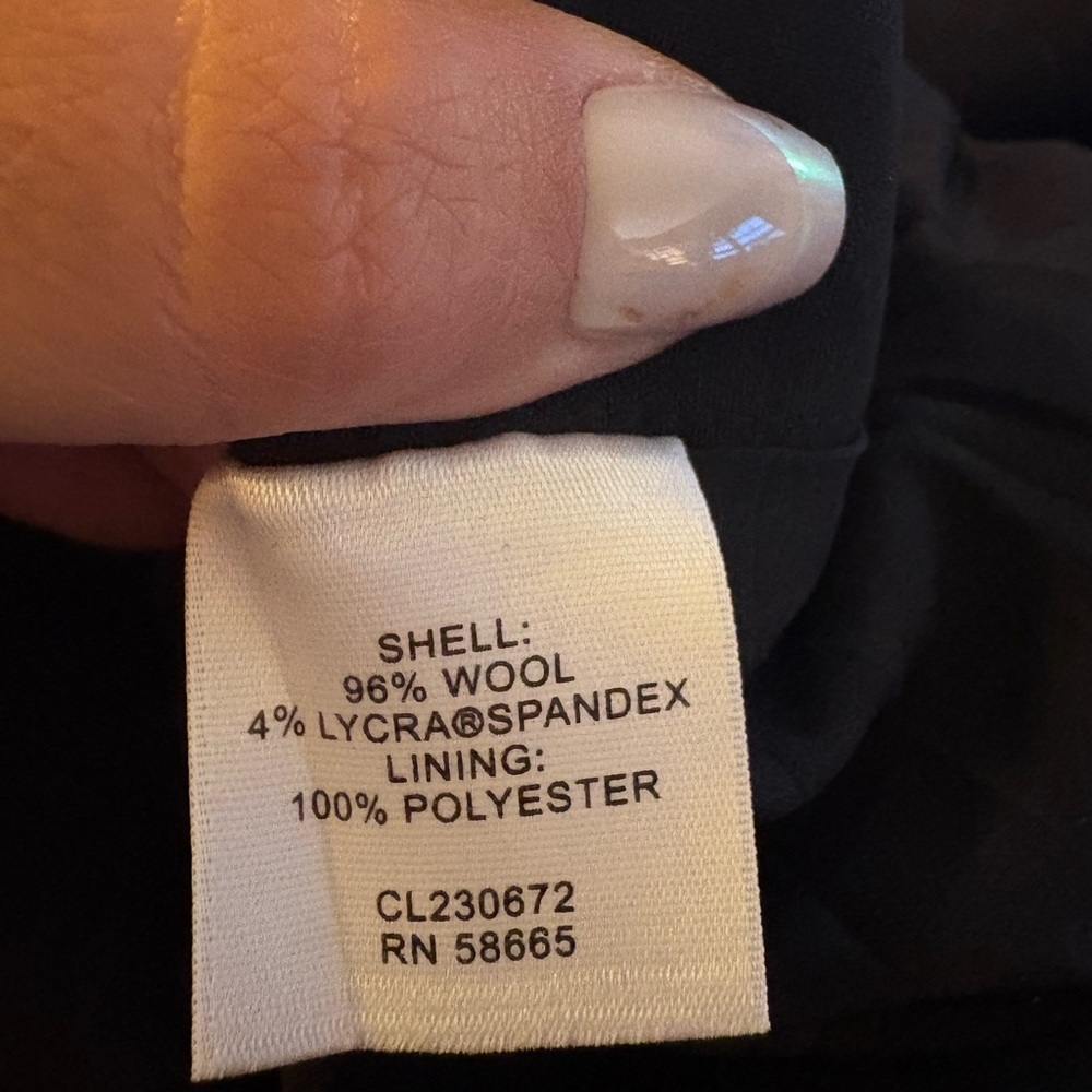 Classiques Entier Black Wool Blend Pencil Skirt NWT Size 12 – Nordstrom $148 - Picture 9 of 10